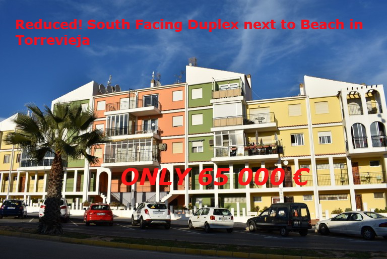 South Facing Duplex Penthouse next to Beach in Torrevieja. Ref:ks2321