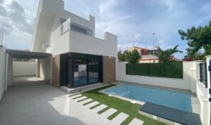 New Modern Villa close to Beach with Private Pool in Los Alcazares. Ref:ks3028