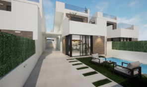 New Modern Villa close to Beach with Private Pool in Los Alcazares. Ref:ks3028