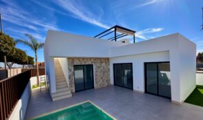 New Lux Modern One Level Villa with Pool in Roldan, Murcia. Ref:ks4220